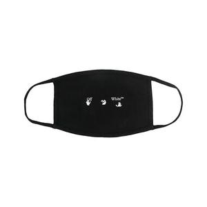 Маски Off-White Logo Mask «Black/White»