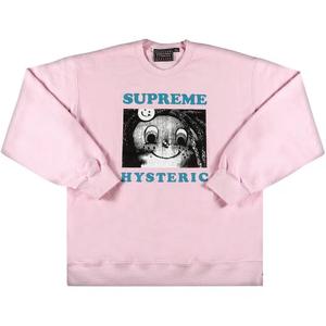 Свитер Supreme x Hysteric Glamour Crewneck 'Light Pink'