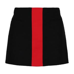 Низы Ferragamo Contrasting Panel Mini Skirt 'Black'
