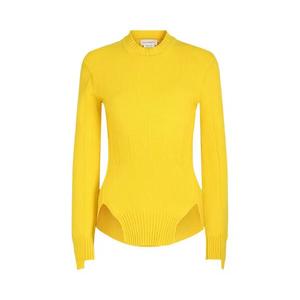 Свитера Alexander McQueen Corset Stitched Sweater 'Yellow'