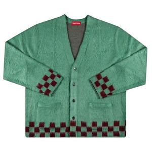 Кардиганы Supreme Brushed Checkerboard Cardigan 'Мятный'