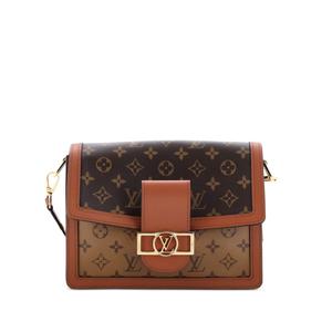 Сумка на плечо Dauphine Reverse Monogram Canvas MM