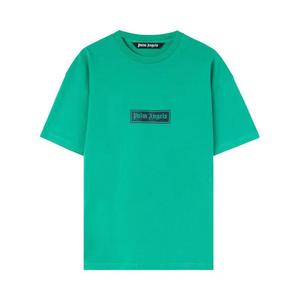 Футболки с коротким рукавом Palm Angels GD Box Logo Tee 'Зеленый/Белый'