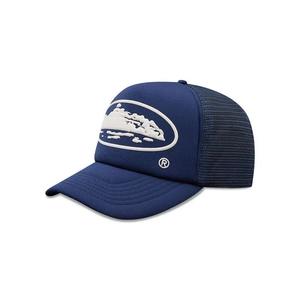 Бейсболки Corteiz Alcatraz Puff Print Trucker Hat 'Navy'