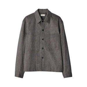 Овершерты Lemaire Printed Workwear Overshirt 'Carbon Chalk'