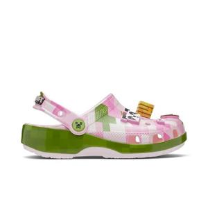 Сандалии Minecraft x Crocs Classic Clog Big Kid 'Cherry Blossom'
