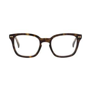 Очки Gucci квадратная оправа из ацетата 'Havana Havana Transparent'