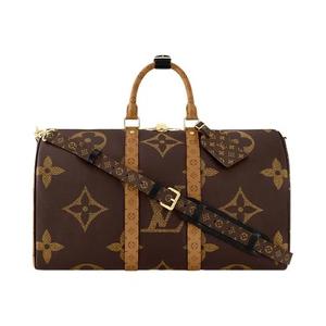 Дорожные сумки Louis Vuitton Keepall Bandoulière 45 'Brown Monogram Giant/Monogram Reverse Canvas'