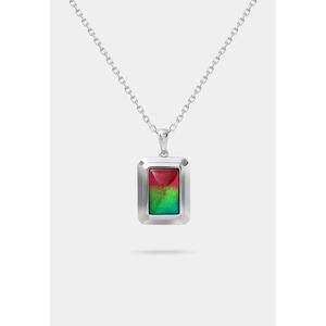 Aura Classic Изумрудный Аммолит Кулон
