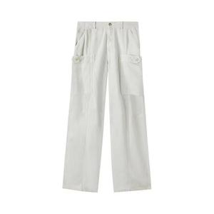 Низ Palm Angels Monogram Pockets Pants 'Светло-серый'