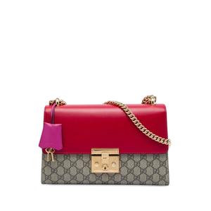 Сумка на плечо Padlock среднего размера с узором GG Supreme (2016-2026 годы)
