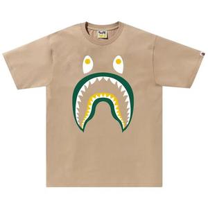 Футболки с коротким рукавом BAPE Colors Shark Ponr Футболка 'Бежевый'
