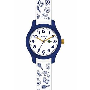 Детские часы 12.12 White & Blue Silicone Strap - Белый циферблат 2030011MY