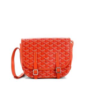 Сумка через плечо Belvedere Messenger Bag Coated Canvas with Leather PM