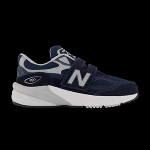 Кроссовки New Balance 990v6 Hook & Loop Little Kid 'Navy'