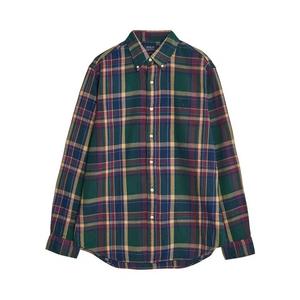 Фланелевые рубашки Polo Ralph Lauren Long Sleeve Brushed Flannel Sport Shirt 'Olive Berry Multi'