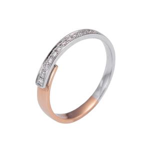 LITZ 18K кольцо из розового золота YM-BR8304A