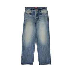 Джинсы Supreme Distressed Loose Fit Selvedge Jean 'Washed Indigo'