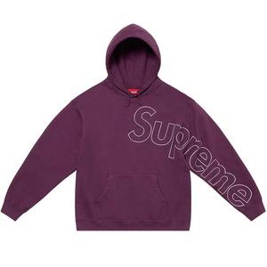 Худи Supreme Reflective Hooded Sweatshirt «Баклажан»