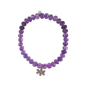 Браслет Evil Eye с бриллиантами и аметистом