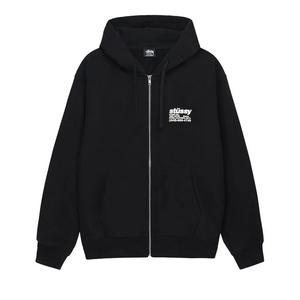 Толстовки на молнии Stussy DNA Zip Hoodie 'Black'