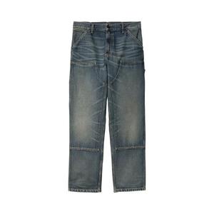 Брюки Carhartt WIP Double Knee Брюки 'Синий (Worn Used Wash)'