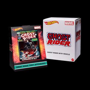 Игрушки и наборы игр Hot Wheels Marvel Ghost Rider Мотоцикл и фигурка Коллекционный 2022 Sdcc Эксклюзив