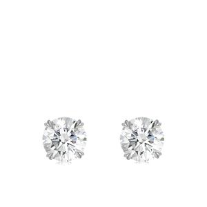 Серьги-гвоздики Windsor из белого золота с бриллиантами