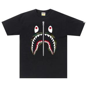 Футболка BAPE 1st Camo Shark Tee 'Черный/Зеленый'