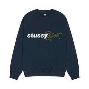 Свитеры Stussy Sport Script Crew «Navy»
