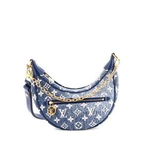 Сумка-хобо Loop Monogram Jacquard Denim