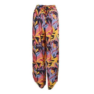 Stencilled Tropics Широкие пляжные брюки