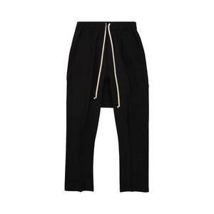 Укороченные брюки Rick Owens на завязках 'Black'