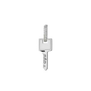 Серьга Key Small из белого золота