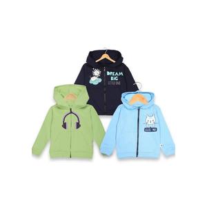 Комплект из 3 курток на молнии: Hug Me, Dream Big и DJ Neon