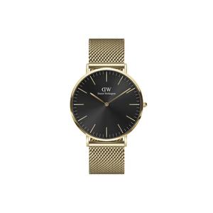 Classic 40mm Evegold Золотой Оникс Циферблат Часы для мужчин - Ремешок из нержавеющей стали - DW официальные - Мужские часы - Мужские часы - Черный циферблат - Оригинал