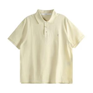 Поло Saint Laurent Classique Bande Polo 'Jonquille/Vert'