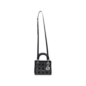 Сумка-тоут Lady Dior Strass Cannage размера мини