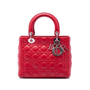 Сумка-сэтчел Cannage Lady Dior среднего размера (2009 год)