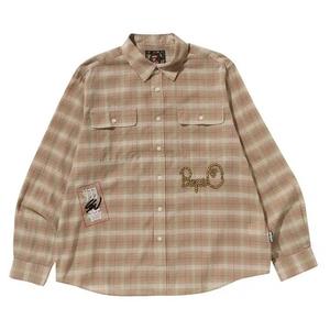 Рубашки BAPE x Sean Wotherspoon Embroidery Check Shirt 'Beige'