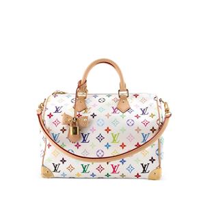 Сумка-сэтчел Speedy Soft Bandouliere Bag Monogram Multicolour 30 из коллаборации с Takashi Murakami