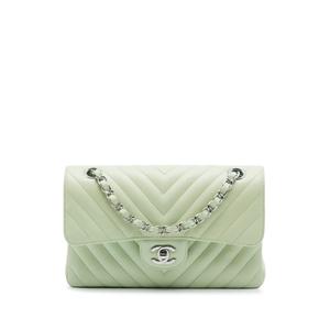 Маленькая сумка на плечо Classic Chevron Lambskin Double Flap (2021-2026 годы)