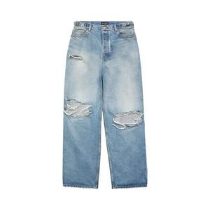 Джинсы мешковатые разрушенные Balenciaga 'Eco Blue'
