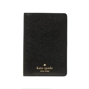 Saffiano Кожаный держатель паспорта - Черный