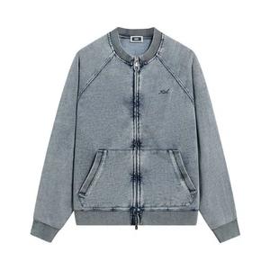 Свитеры Kith Indigo Fleece Linus Full Zip Crewneck 'Светлый индиго'