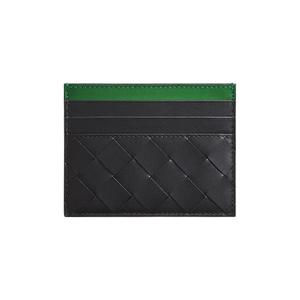 Кошельки Bottega Veneta Portacard «Black/Shamrock/Black»