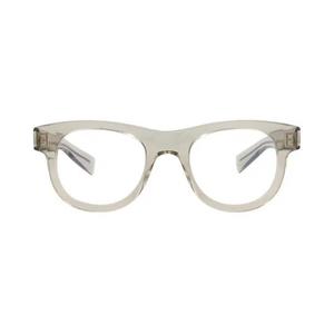 Очки Saint Laurent Round-Frame Recycled Acetate Optical Frames 'Beige/Transparent'