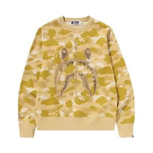 Крюки BAPE Color Camo Shark Crewneck 'Жёлтый'