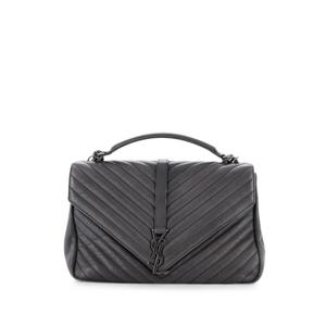 Большая сумка на плечо Classic Monogram College Bag Matelasse Chevron Leather