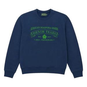 Свитшоты Denim Tears ADG Crewneck 'Navy/Green'